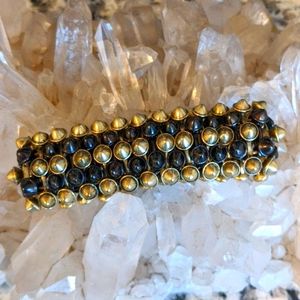 Studded metal bracelet